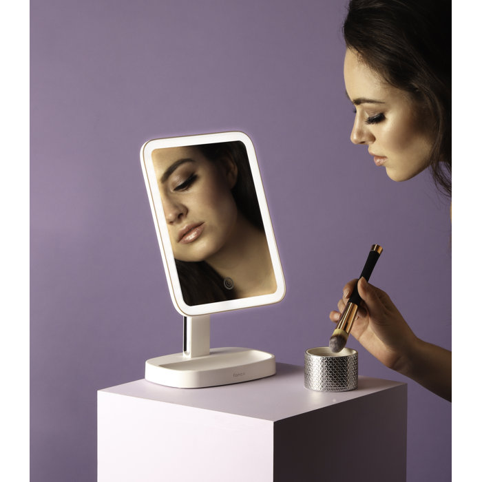 Fancii Modern Lighted Magnifying Makeup Mirror & Reviews Wayfair